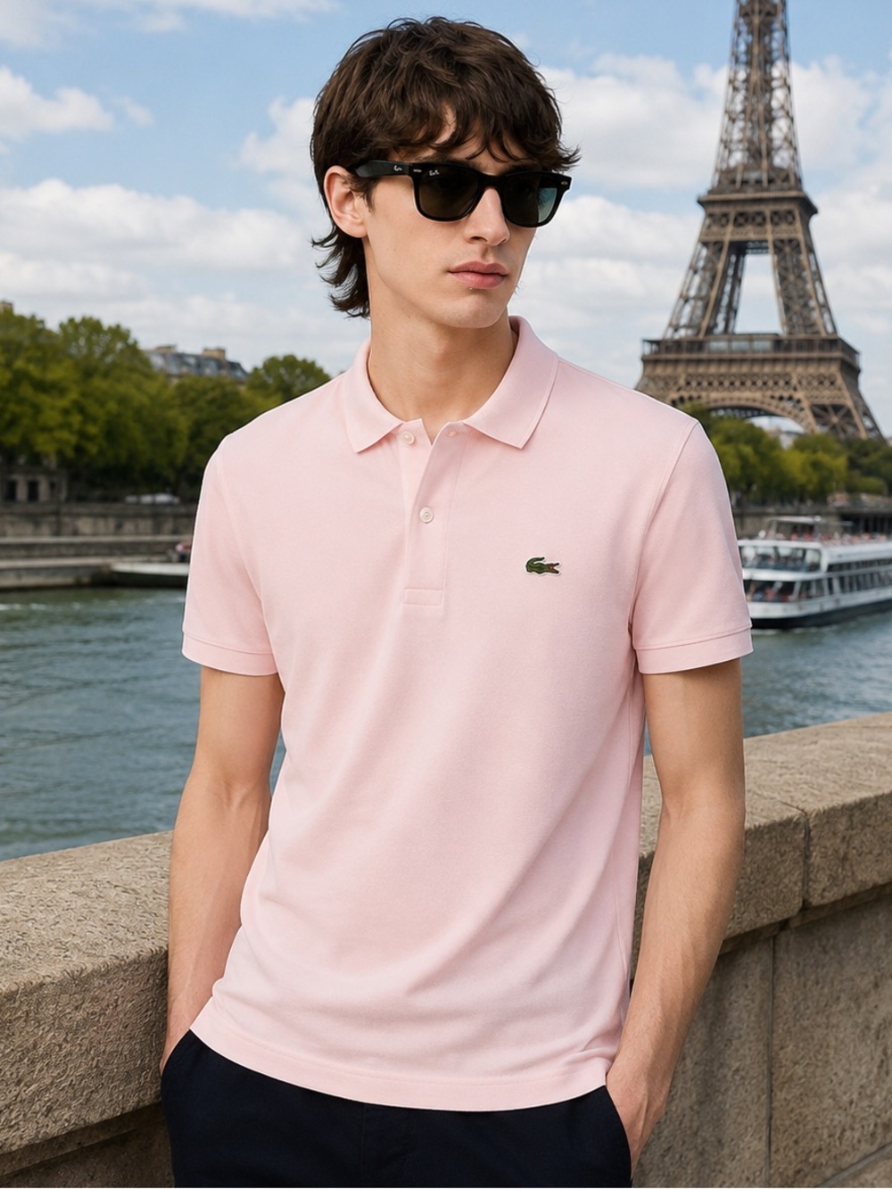 Lacoste Men's Petit Piqué Slim Fit Polo Shirt